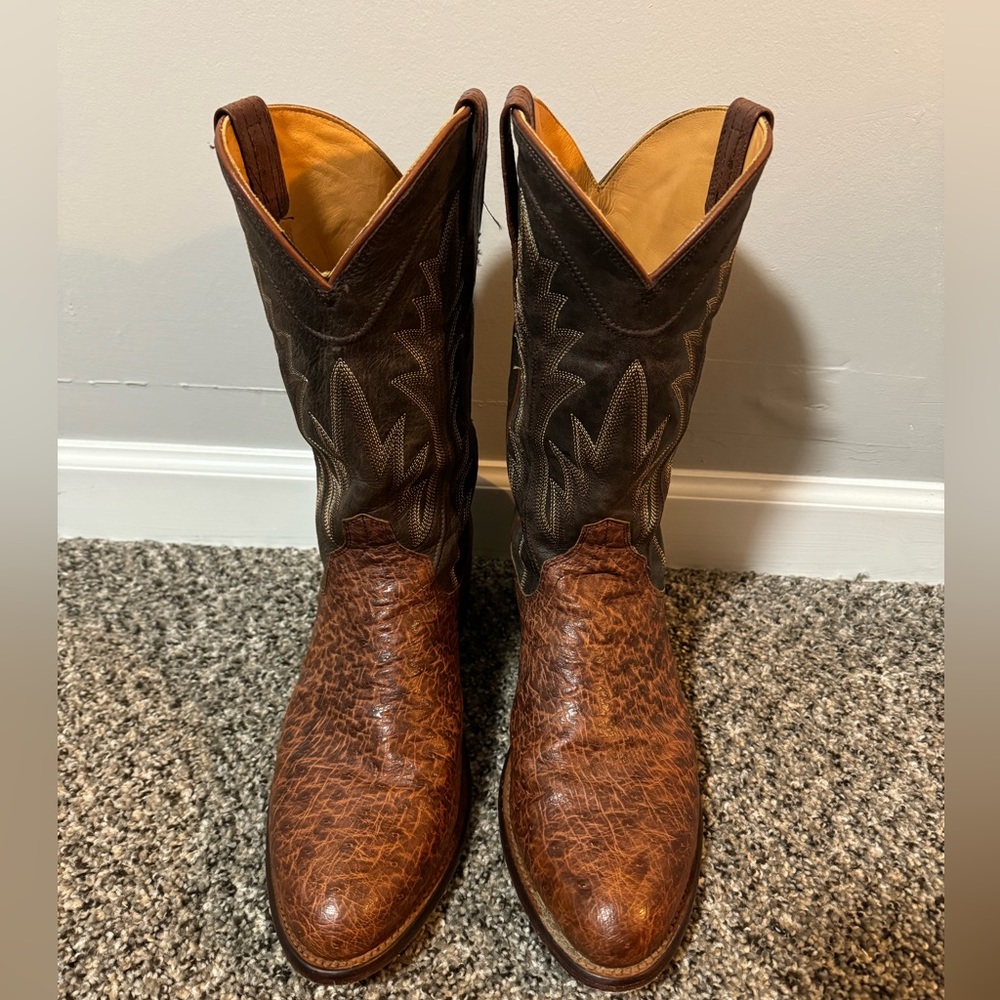 Tecovas Smooth Ostrich the Weston Boots